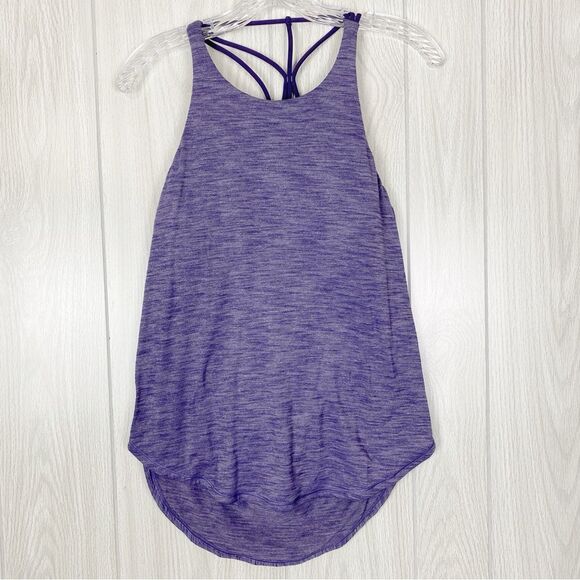 lululemon athletica Tops - Lululemon | Raise The Barre Tank Heathered Viola Size 6